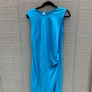 Akris Punto turquoise sheath dress